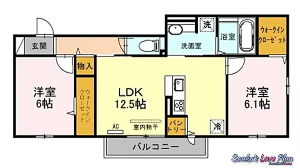 ラブハウス間取り