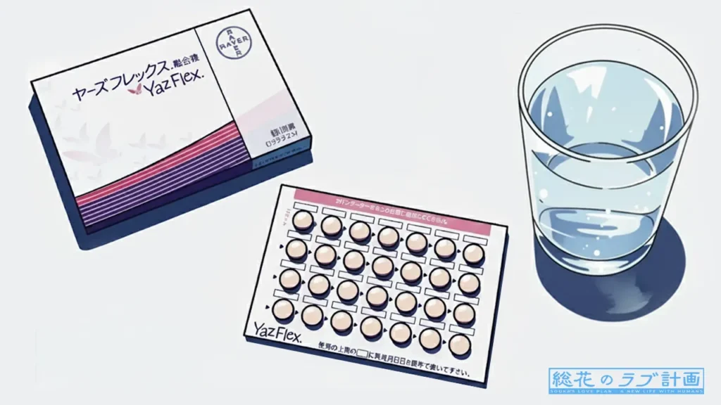 ヤーズフレックス配合錠のAI生成画像